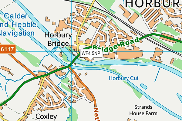 WF4 5NP map - OS VectorMap District (Ordnance Survey)