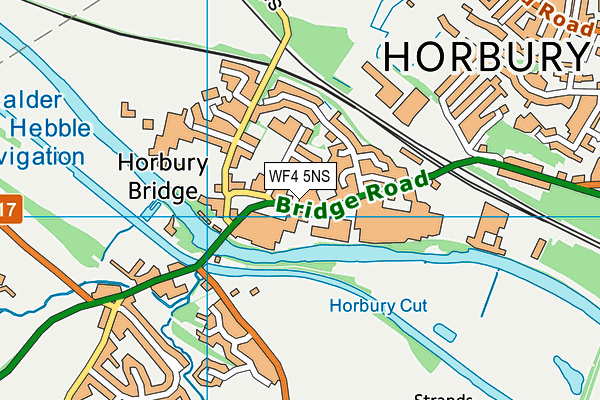 WF4 5NS map - OS VectorMap District (Ordnance Survey)