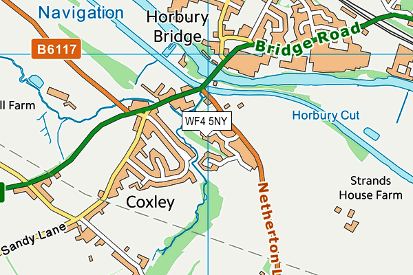 WF4 5NY map - OS VectorMap District (Ordnance Survey)