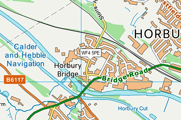 WF4 5PE map - OS VectorMap District (Ordnance Survey)