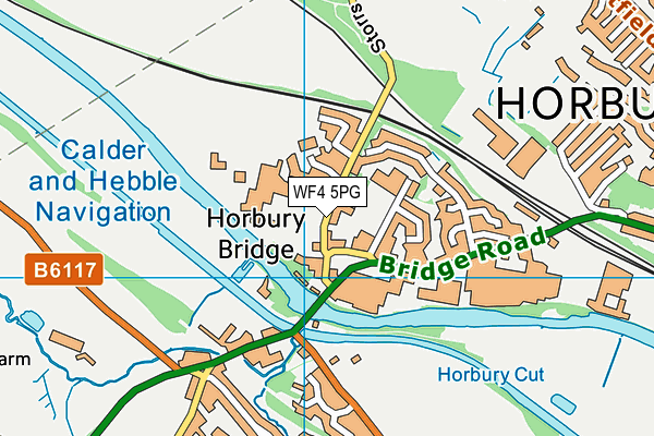 WF4 5PG map - OS VectorMap District (Ordnance Survey)