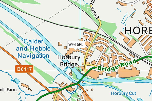 WF4 5PL map - OS VectorMap District (Ordnance Survey)