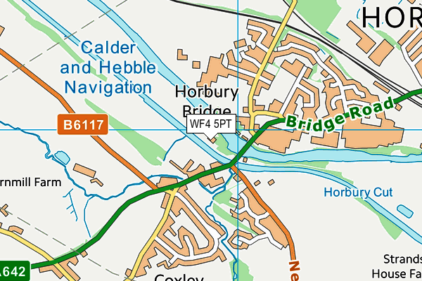 WF4 5PT map - OS VectorMap District (Ordnance Survey)