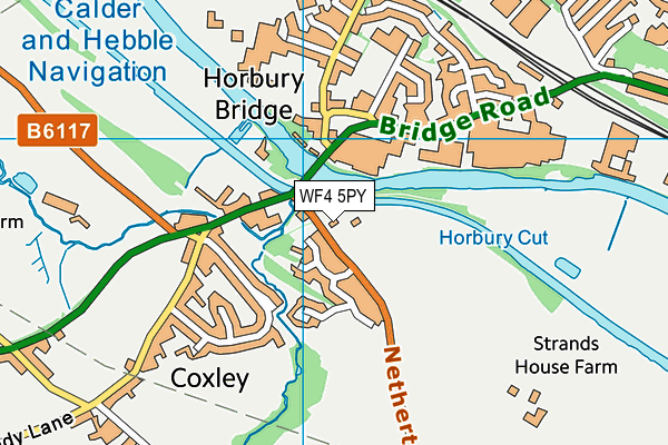 WF4 5PY map - OS VectorMap District (Ordnance Survey)