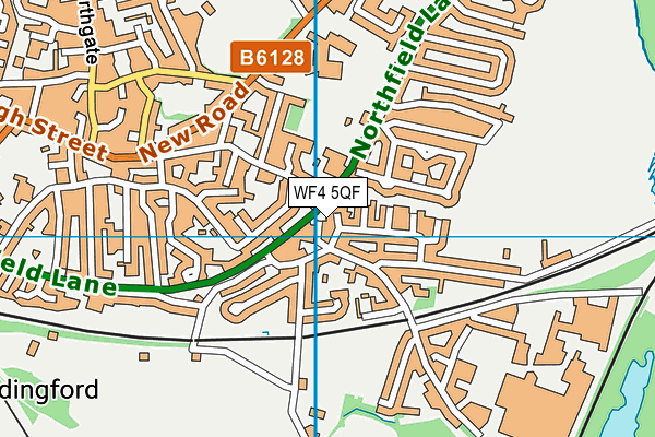 WF4 5QF map - OS VectorMap District (Ordnance Survey)