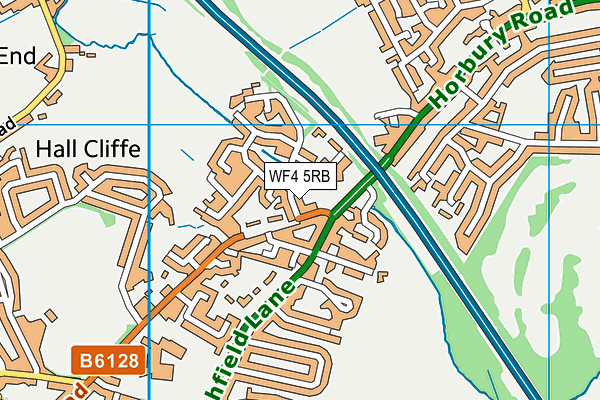 WF4 5RB map - OS VectorMap District (Ordnance Survey)