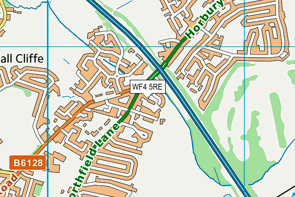 WF4 5RE map - OS VectorMap District (Ordnance Survey)