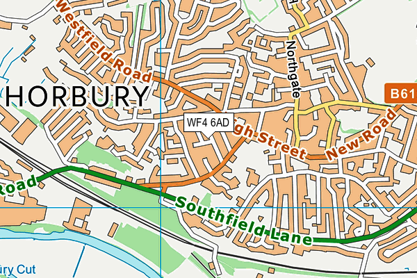 WF4 6AD map - OS VectorMap District (Ordnance Survey)