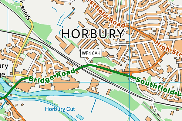 WF4 6AH map - OS VectorMap District (Ordnance Survey)