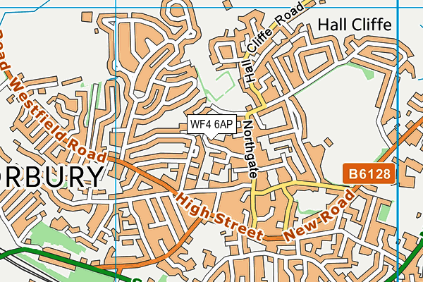 WF4 6AP map - OS VectorMap District (Ordnance Survey)