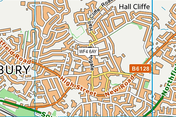 WF4 6AY map - OS VectorMap District (Ordnance Survey)