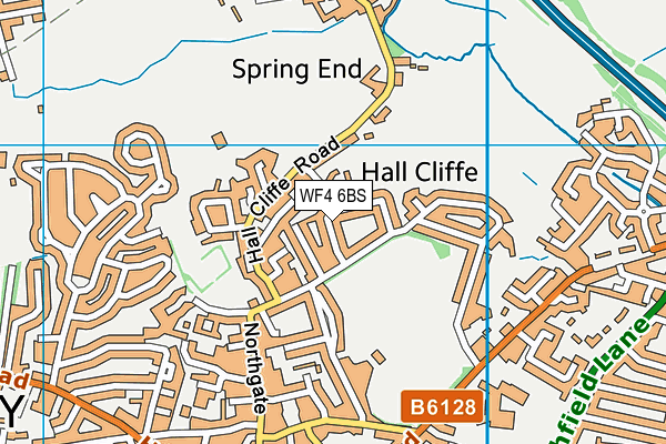 WF4 6BS map - OS VectorMap District (Ordnance Survey)