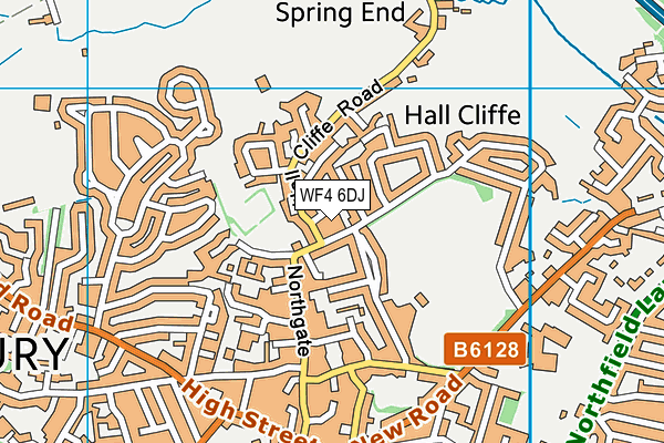 WF4 6DJ map - OS VectorMap District (Ordnance Survey)