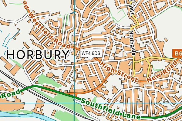 WF4 6DS map - OS VectorMap District (Ordnance Survey)