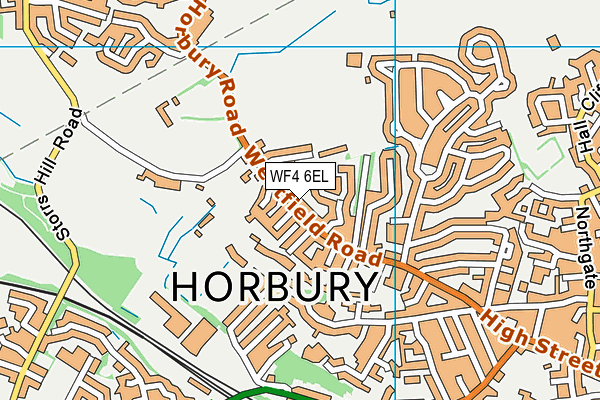 WF4 6EL map - OS VectorMap District (Ordnance Survey)