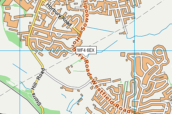 WF4 6EX map - OS VectorMap District (Ordnance Survey)