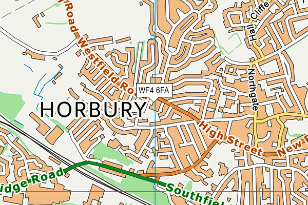 WF4 6FA map - OS VectorMap District (Ordnance Survey)