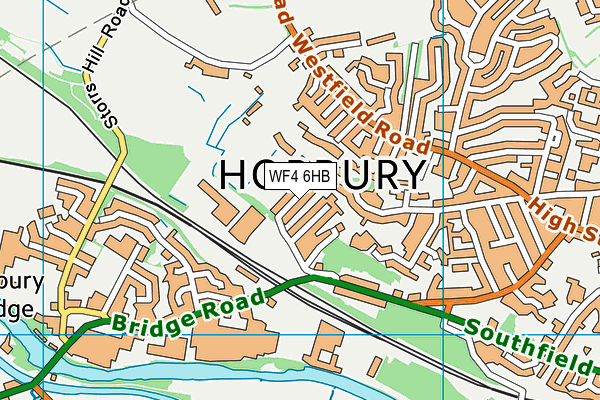 WF4 6HB map - OS VectorMap District (Ordnance Survey)