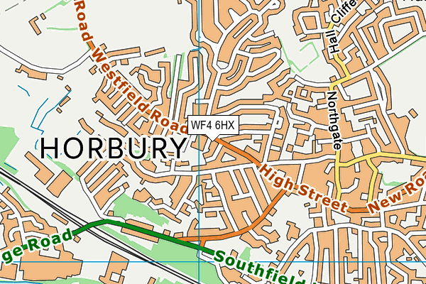 WF4 6HX map - OS VectorMap District (Ordnance Survey)