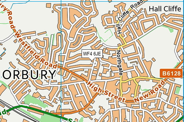 WF4 6JE map - OS VectorMap District (Ordnance Survey)