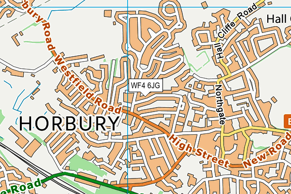 WF4 6JG map - OS VectorMap District (Ordnance Survey)