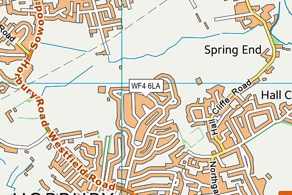 WF4 6LA map - OS VectorMap District (Ordnance Survey)