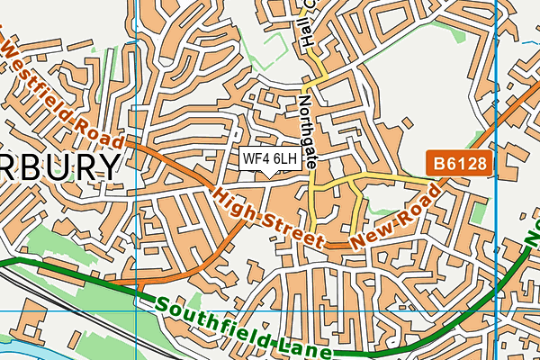WF4 6LH map - OS VectorMap District (Ordnance Survey)
