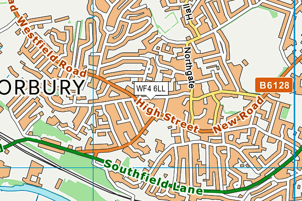 WF4 6LL map - OS VectorMap District (Ordnance Survey)