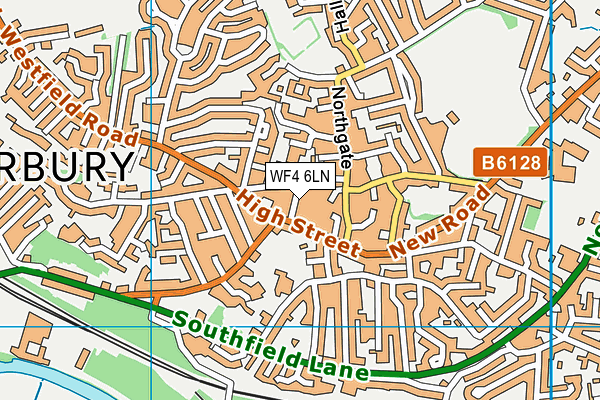 WF4 6LN map - OS VectorMap District (Ordnance Survey)