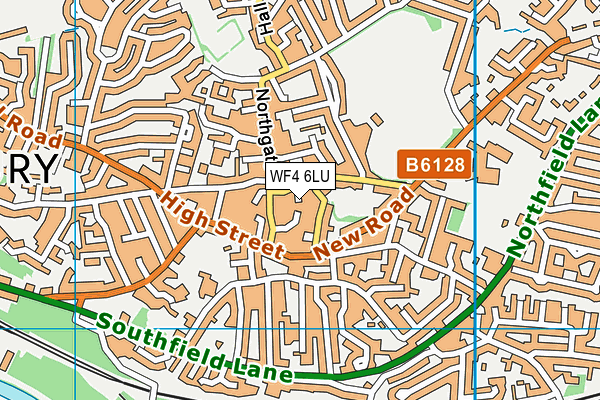 WF4 6LU map - OS VectorMap District (Ordnance Survey)