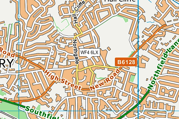 WF4 6LX map - OS VectorMap District (Ordnance Survey)