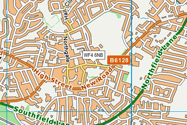 WF4 6NB map - OS VectorMap District (Ordnance Survey)