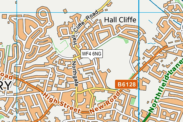 WF4 6NG map - OS VectorMap District (Ordnance Survey)