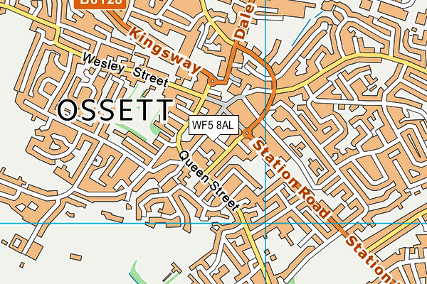Map of CLOUD 9 OSSETT LTD at district scale