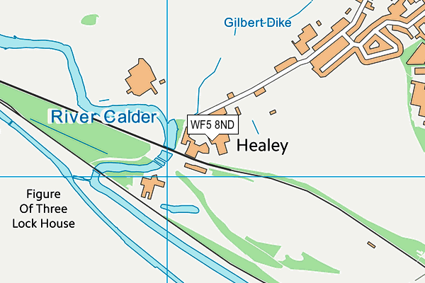 Map of OSSETT BREWERY GROUP HOLDINGS LIMITED at district scale