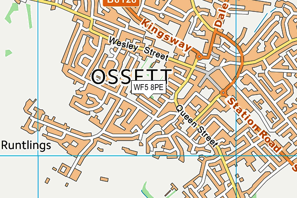 Map of VANSTUFF LTD at district scale