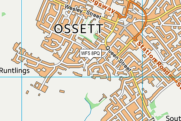 Map of PANEL & PAINT OSSETT LIMITED at district scale