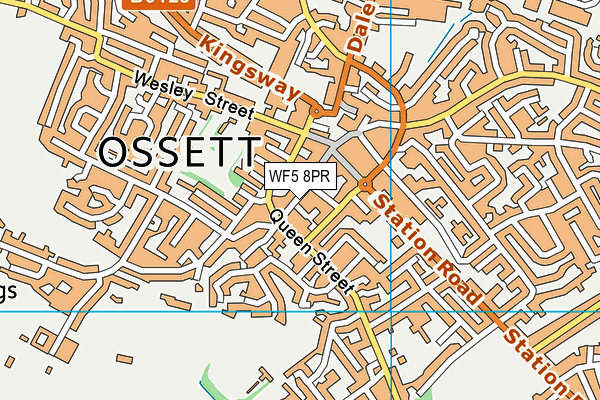 Map of OSSETT PROPERTY CO. LIMITED at district scale