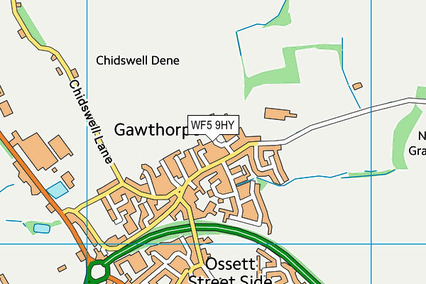 Map of ASHWOOD COURT (TATELEY LANE) MANAGEMENT COMPANY LIMITED at district scale