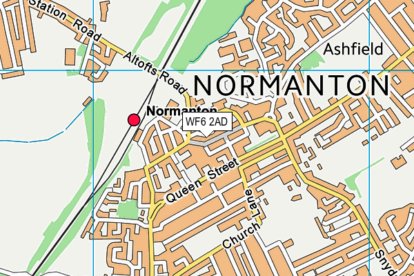 Map of NORMANTONS BLADE & SHEAR BARBERS LTD at district scale