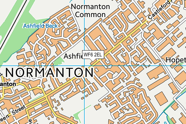 Haw Hill Park map (WF6 2EL) - OS VectorMap District (Ordnance Survey)
