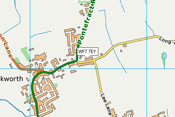 WF7 7EY map - OS VectorMap District (Ordnance Survey)