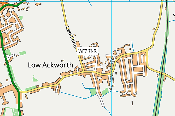 WF7 7NR map - OS VectorMap District (Ordnance Survey)