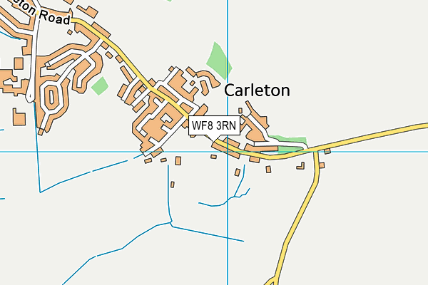 WF8 3RN map - OS VectorMap District (Ordnance Survey)