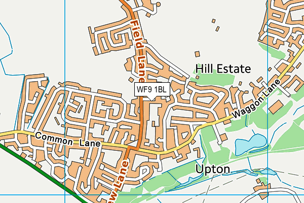 WF9 1BL map - OS VectorMap District (Ordnance Survey)
