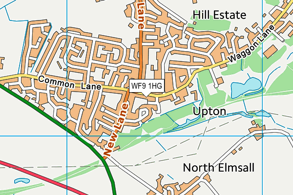 Map of CHINOS PIZZA PONTEFRACT LIMITED at district scale