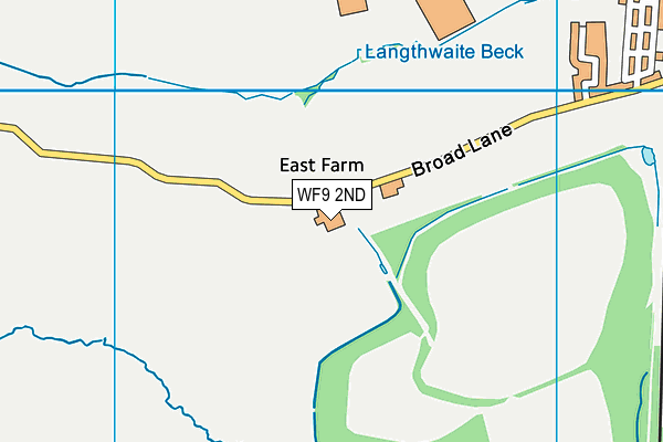 WF9 2ND map - OS VectorMap District (Ordnance Survey)