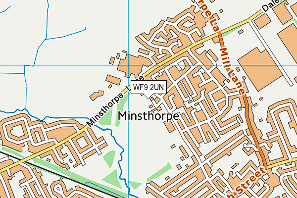 WF9 2UN map - OS VectorMap District (Ordnance Survey)