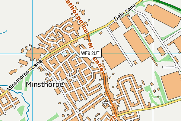 WF9 2UT map - OS VectorMap District (Ordnance Survey)