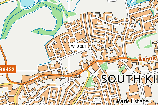 Northfield Primary School map (WF9 3LY) - OS VectorMap District (Ordnance Survey)